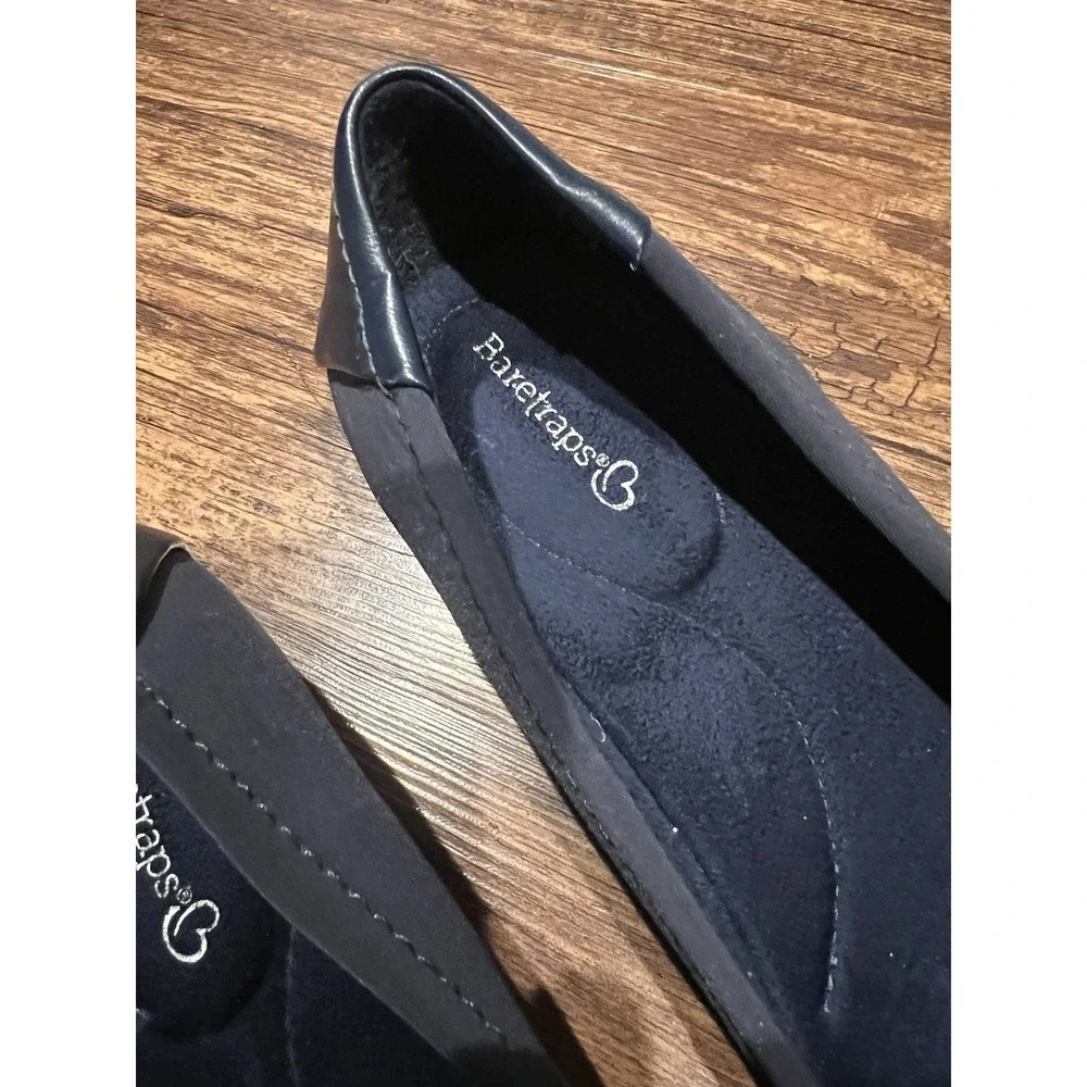 BareTraps Malia Women's Slip On Wedge Shoes Size 10 M  EUC Dark Blue